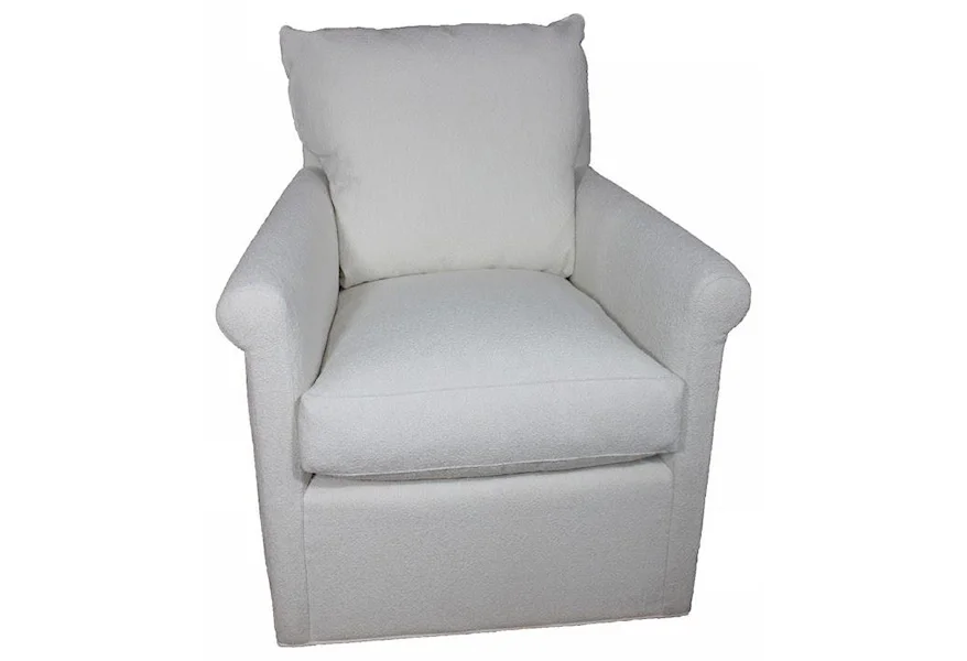 Accent Chairs Gwynn Swivel Chair by Vanguard Furniture at Esprit Decor Home Furnishings
